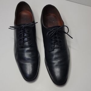 COACH SOLID BLACK MENS DRESS SHOES SIZE 9.5
